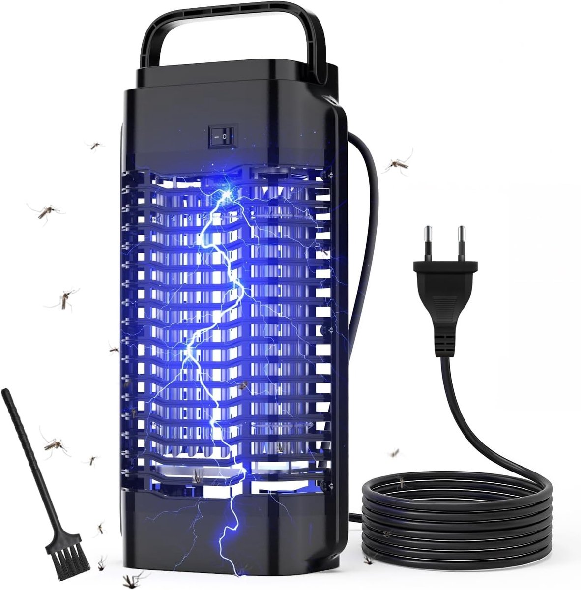 Muggenlamp - Wit - 18 W - Elektrische Insectendoder met Hoogspanningsnet - Voor Binnen en Buiten