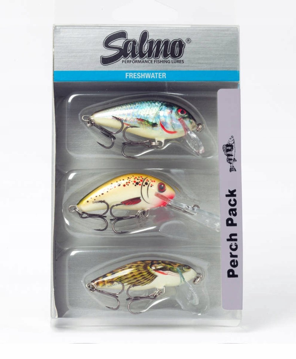 Merkloos Wobbler Set voor Baars, Forel - 3 Stuks