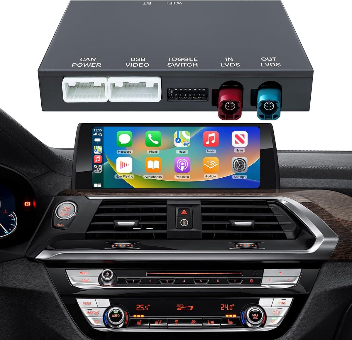 Wireless CarPlay & Android auto retrofit kit - NBT systeem - Compatibel met BMW en MINI - Eenvoudige installatie - ShopVlot