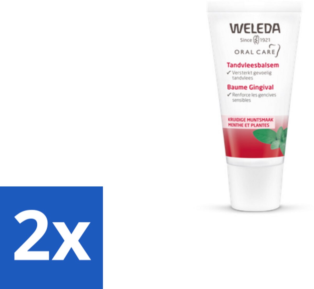 2 x WELEDA - Tandvleesbalsem - 30 ml - Tandvleesbalsem - Tandvleesverzorging - Gevoelig Tandvlees - Rood Tandvlees - Natuurlijke Tandvleesbalsem