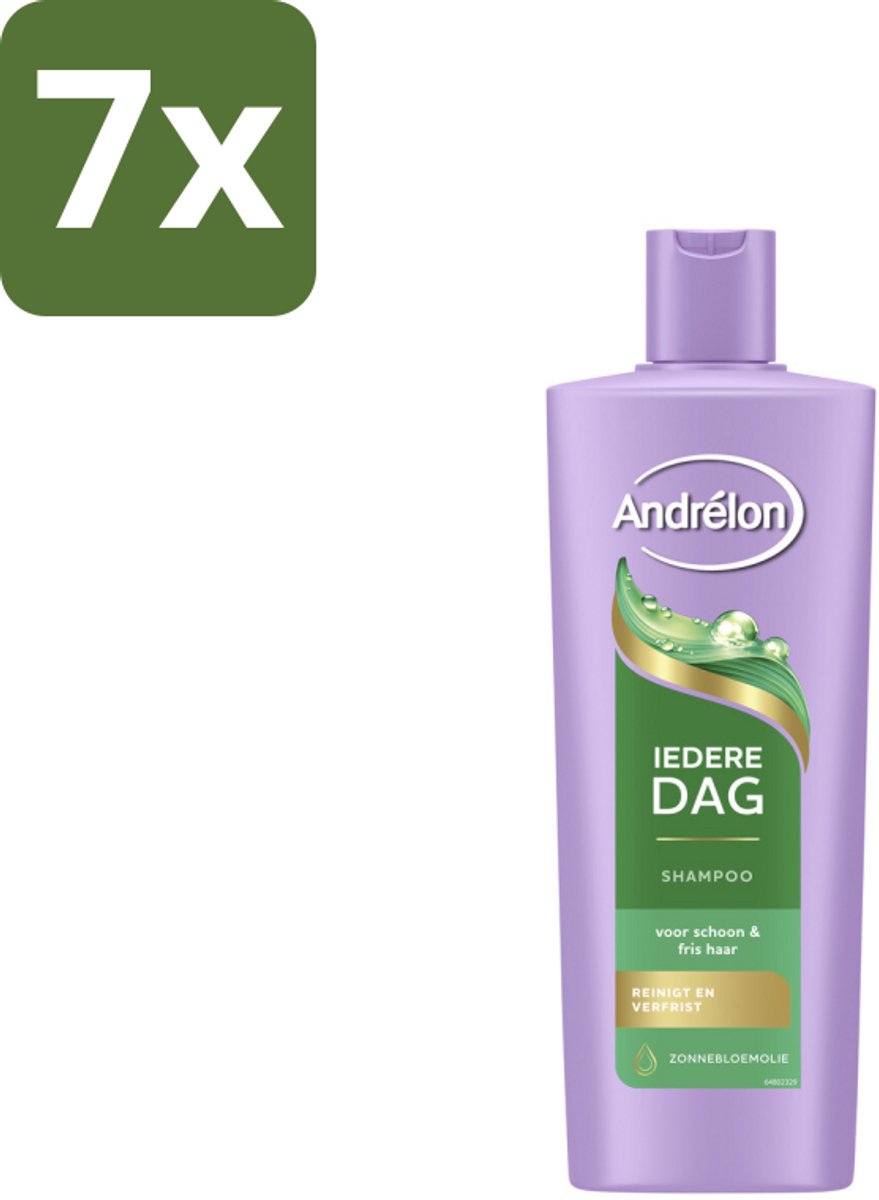 Andrélon – Shampoo – Iedere Dag – 400 ml - Bulkverpakking - 7 stuks