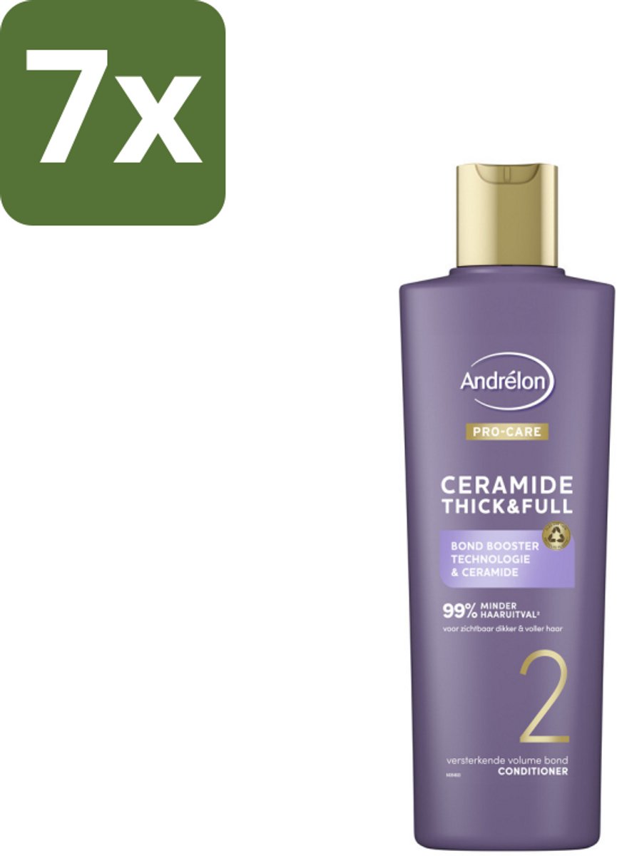 Andrélon – Conditioner – Pro Care Ceramide Thick & Full – 250 ml - Bulkverpakking - 7 stuks