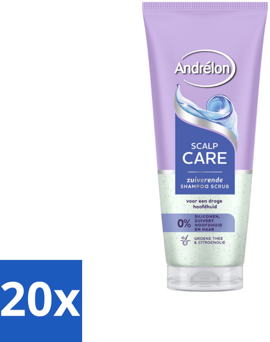 Andrélon – Shampoo Scrub – Anti Roos – 200 ml - Bulkverpakking - 20 stuks