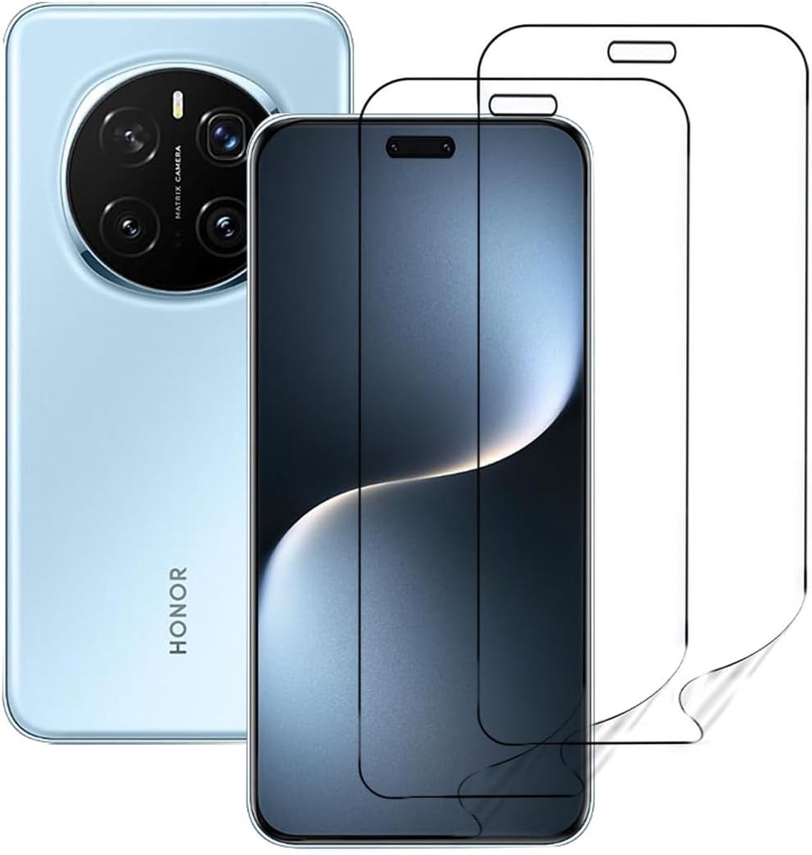 Hydrogel displaybeschermfolie 6,8 inch - transparant TPU-folie - krasbestendig - ShopVlot
