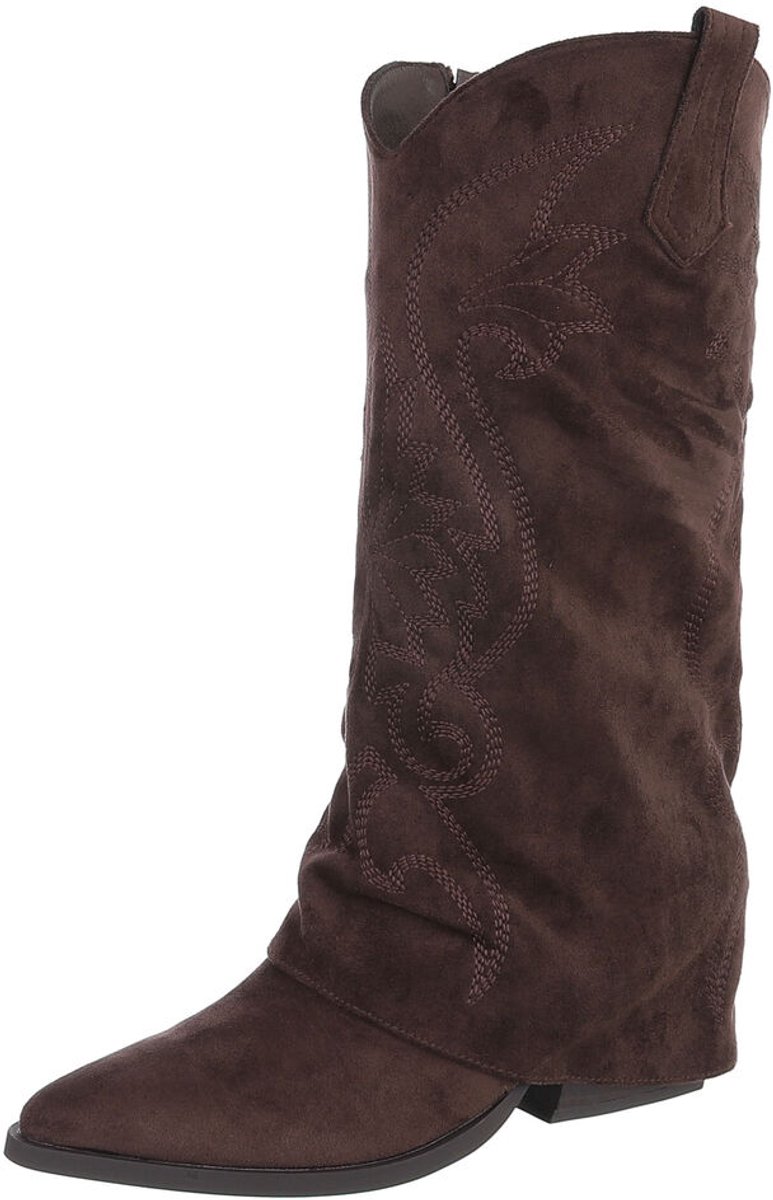 Laarzen - westernstijl en blokhak - dames Mt:41