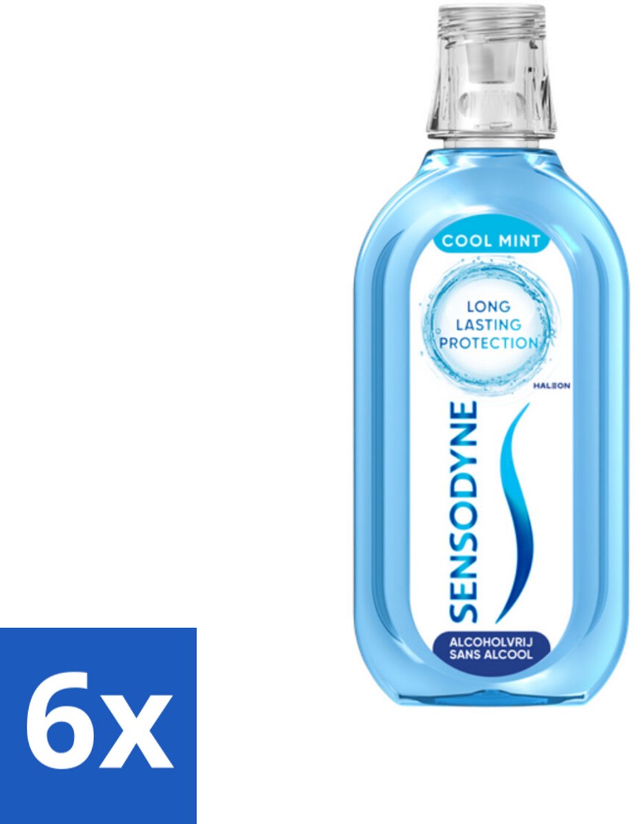 Sensodyne - Mondwater - Fresh & Cool - 500ml x 6