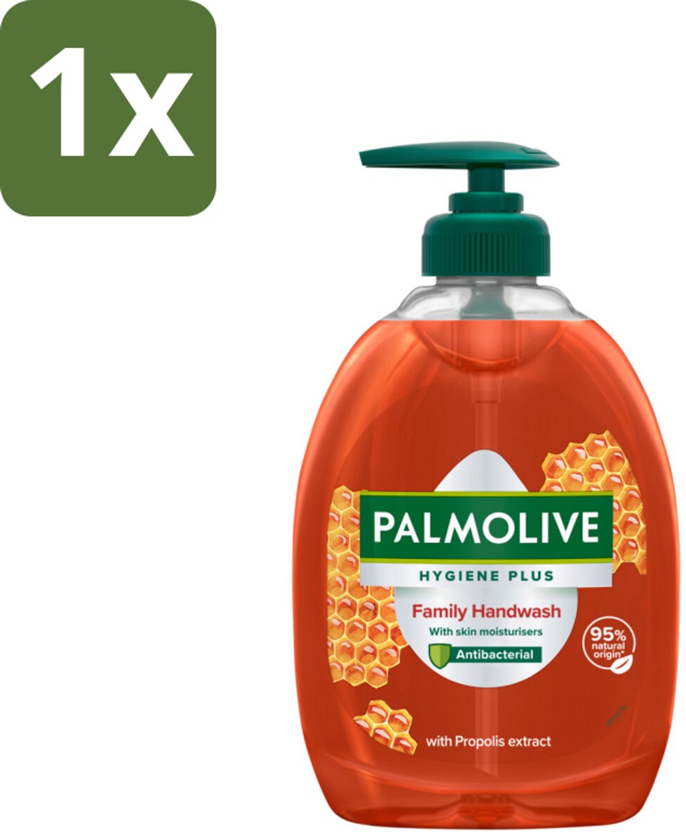 1 x Palmolive - Hygiëne - Handzeep - Antibacterieel & Fris - 500 ml - Handzeep - Antibacterieel - Hygiëne - Propolis - Handwassen