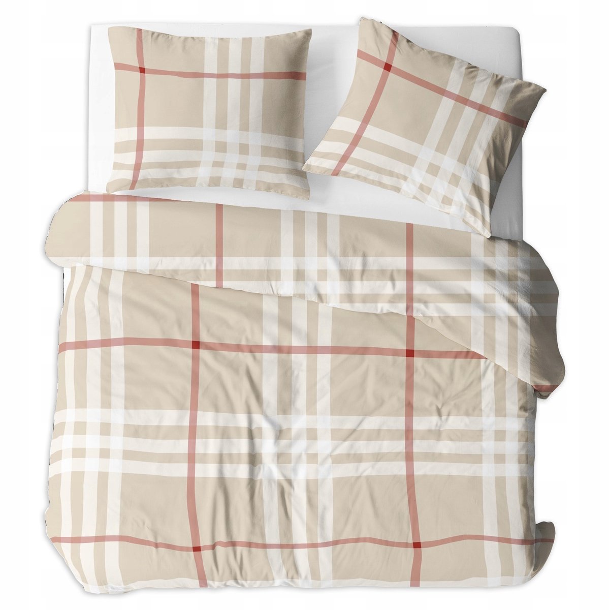Katoenen Dekbedovertrekset Kora 160x200cm - 3 Delig - Nederlands Product
