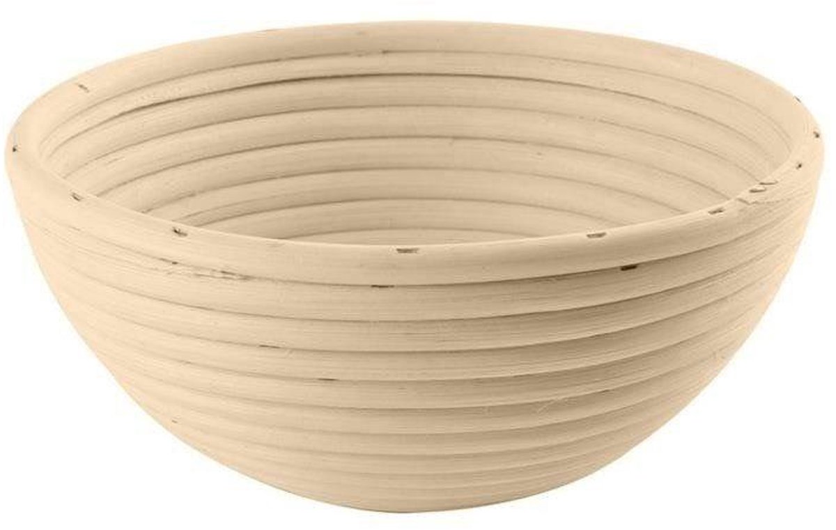 Rieten Broodvorm - 14cm - Voor 500g Deeg - Natuurlijk Rattan