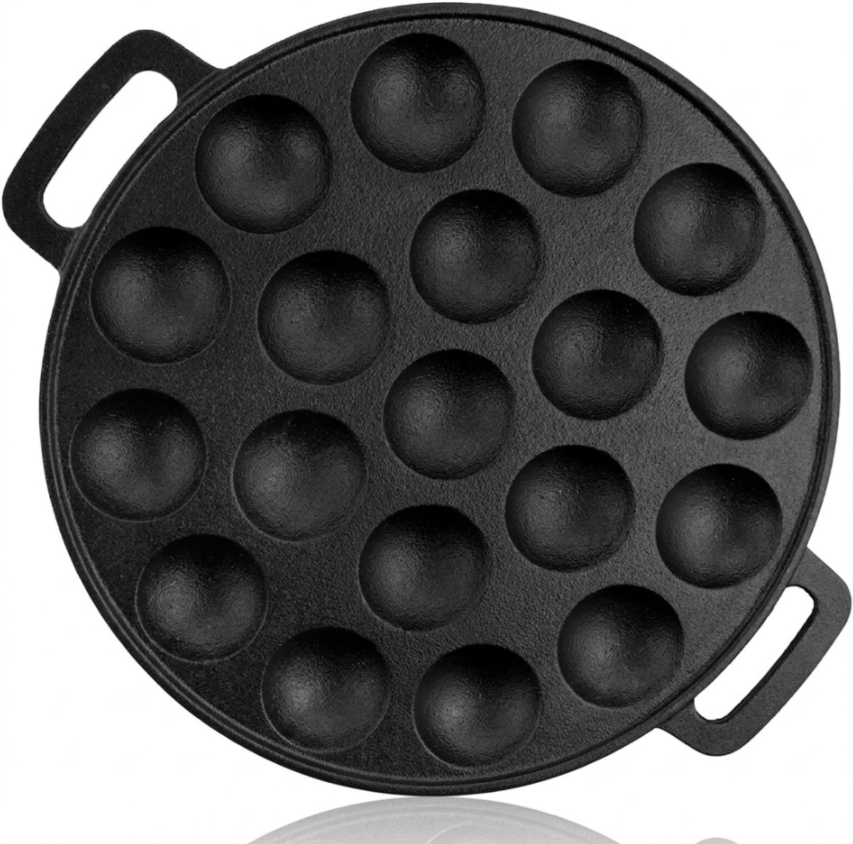 Lìon® Poffertjespan - Poffertjesmaker - Poffertjespan Electrisch - Zwart - 29cm x 25cm x 5cm