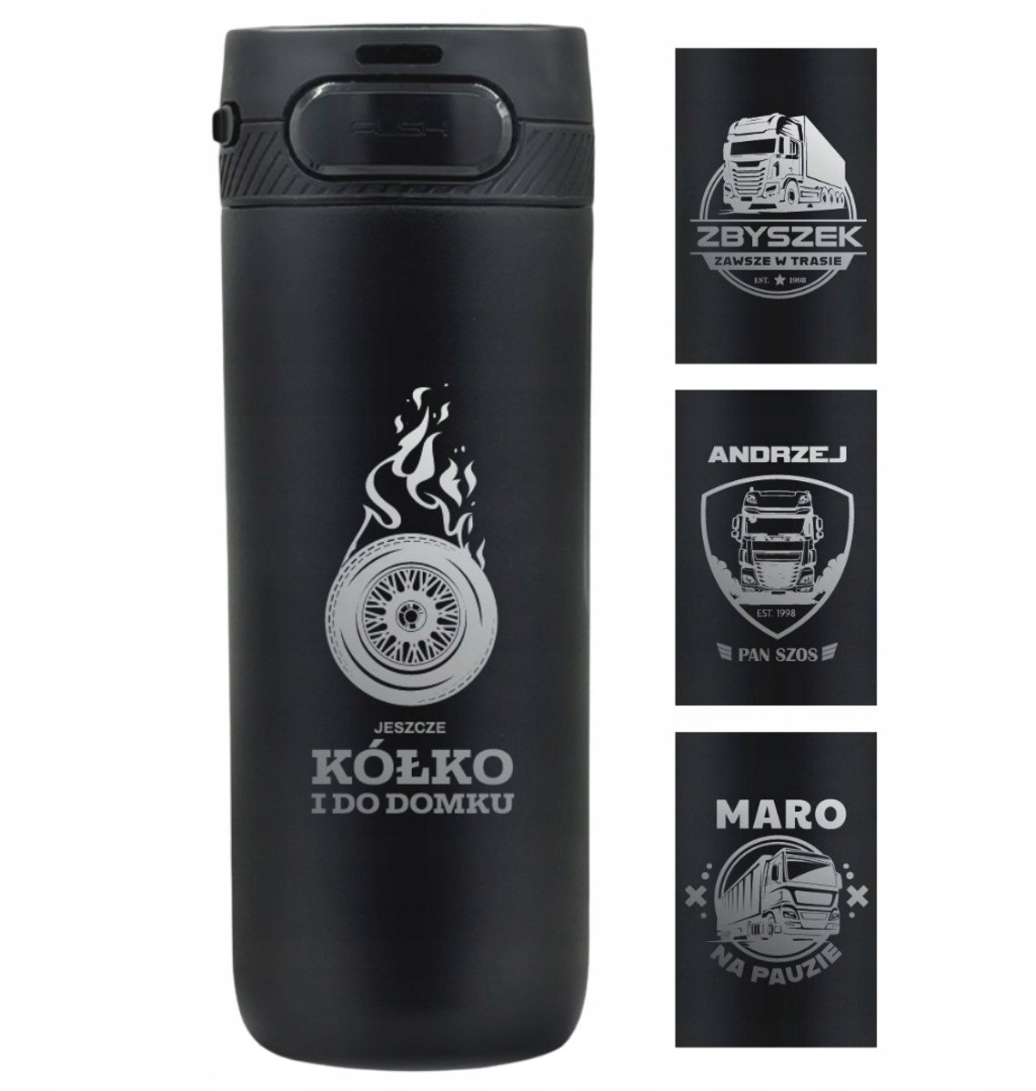 Gepersonaliseerde Thermosbeker 600ml - Cadeau voor Vrachtwagenchauffeur