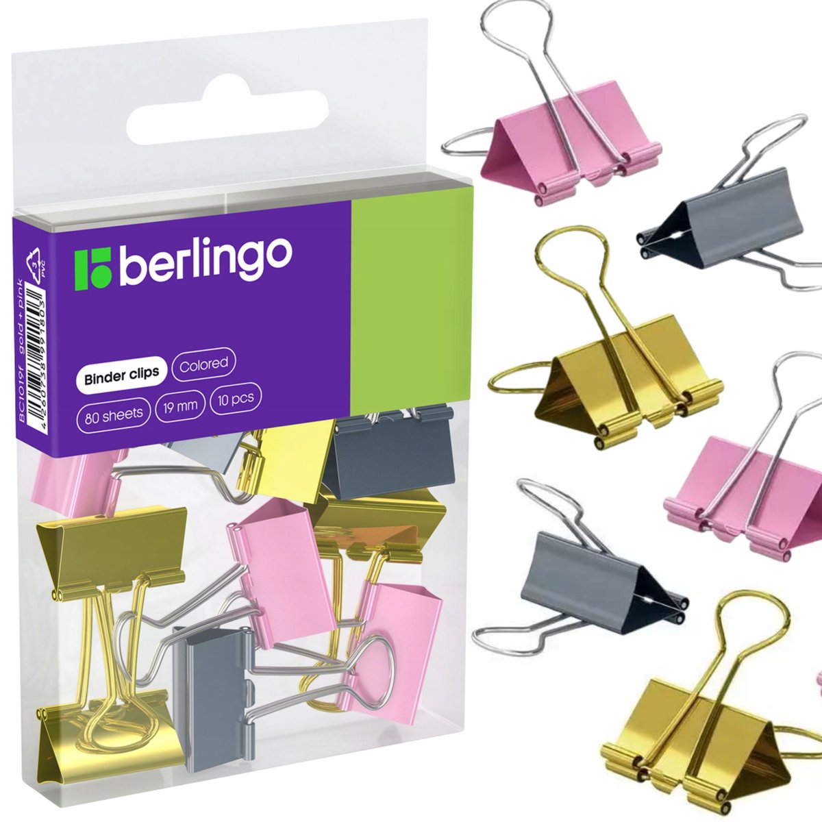 Berlingo Klemmers 19mm - 10 Stuks Kleurrijk