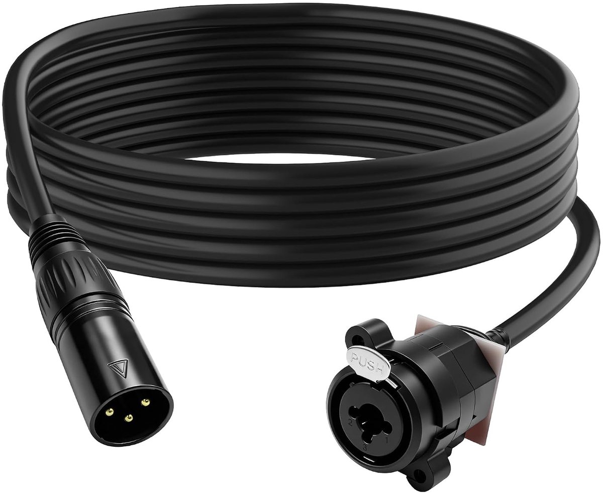 XMSJSIY Combo XLR & 6,35 mm 1/4 inch microfoon luidsprekerkabel 1 m - ShopVlot
