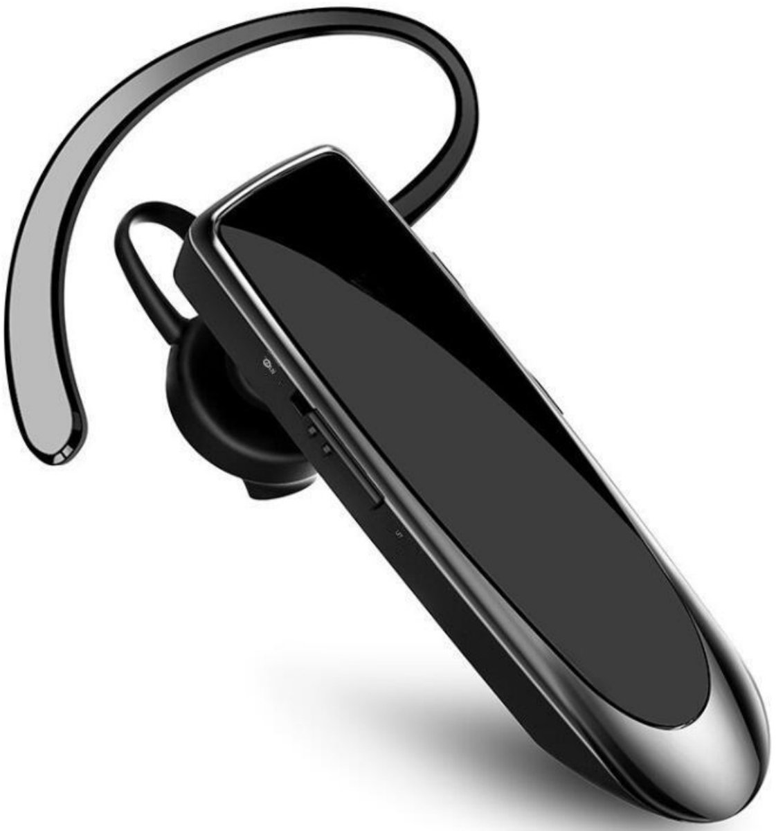GELLDG Bluetooth-headset voor een oor - Draadloos headset met microfoon - 60 dagen standby - Comfortabele pasvorm, ultralange batterijduur, breed compatibel - Geschikt voor smartphones en andere Bluetooth-apparaten - Kunststof - 5,85x2,42x1,6 cm