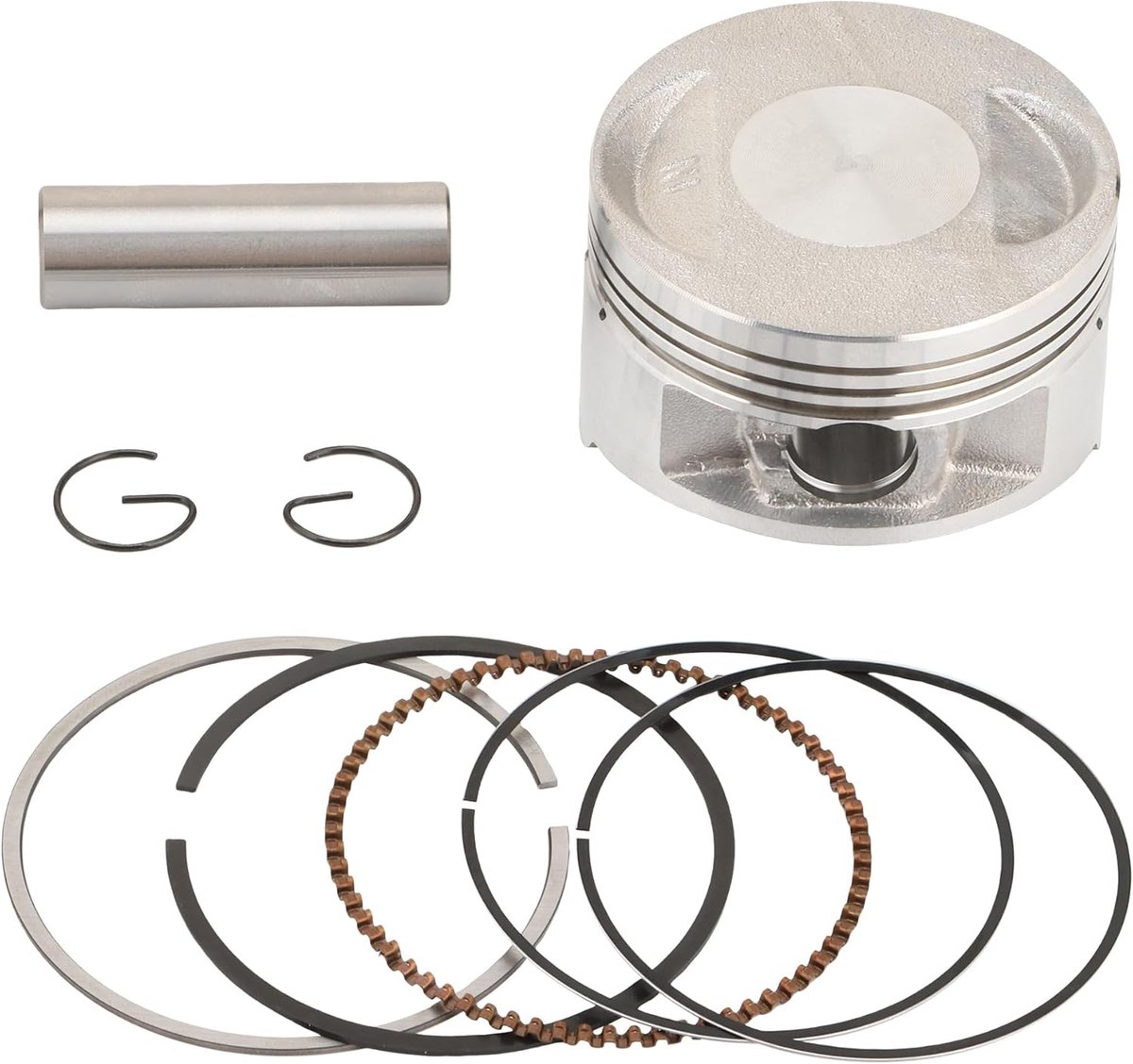 WOOSTAR 61mm Piston Rings Set Replacement for 161cc Dirt Pit Bike ATV Go Kart Moped Scooter - ShopVlot