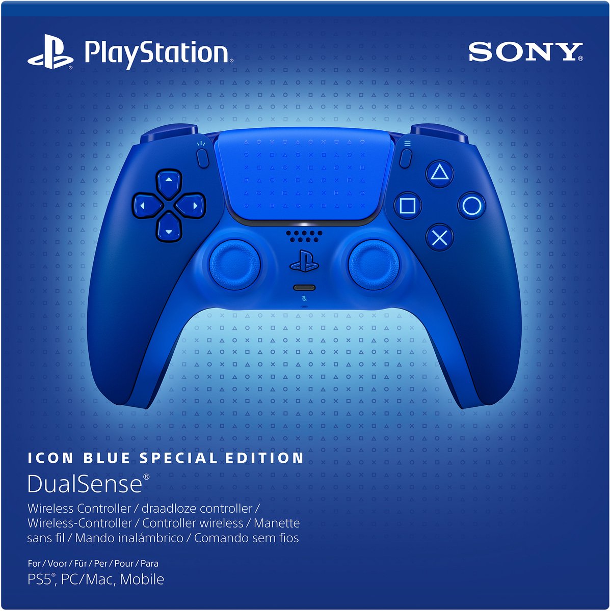 Sony PS5 DualSense Draadloze Controller - Icon Blue – foto 2