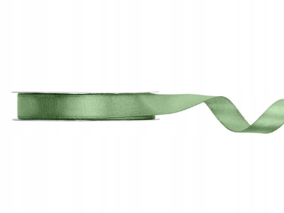 Satijnen Lint Saliegroen - 12mm x 25m - Decoratief & Flexibel