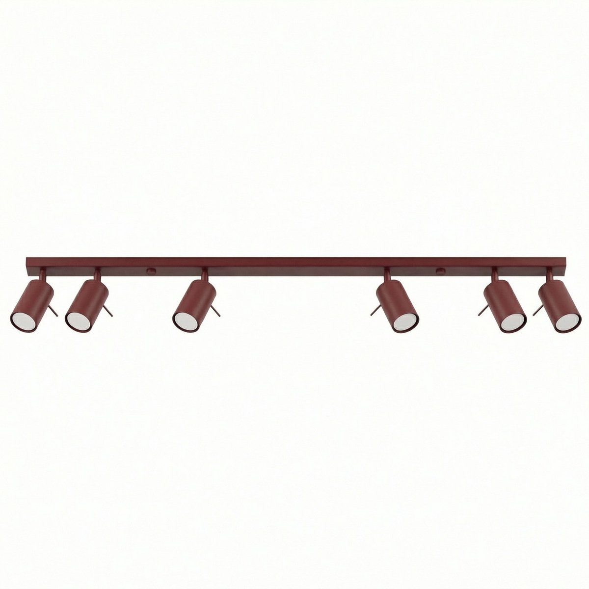Sollux Lighting Plafondlamp RING - GU10 - bordeaux - staal - 118x6x16cm