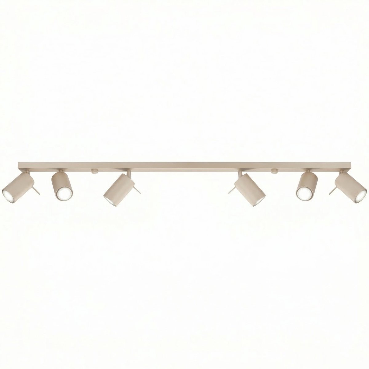 Sollux Lighting Plafondlamp RING - GU10 - taupe - staal - 118x6x16cm