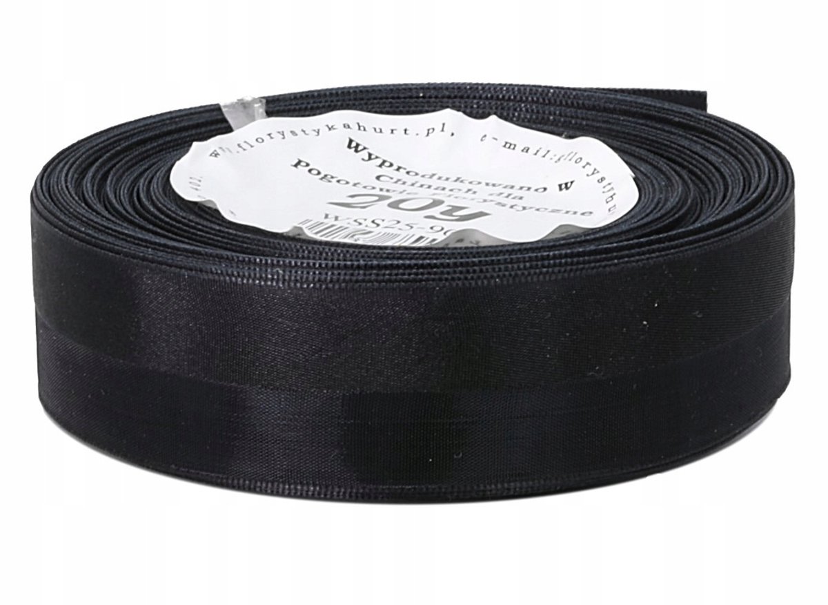 Nieuwe Half-Satijn Half-Chiffon Lint - 25mm Breed, 18m Lang - 6 Kleuren