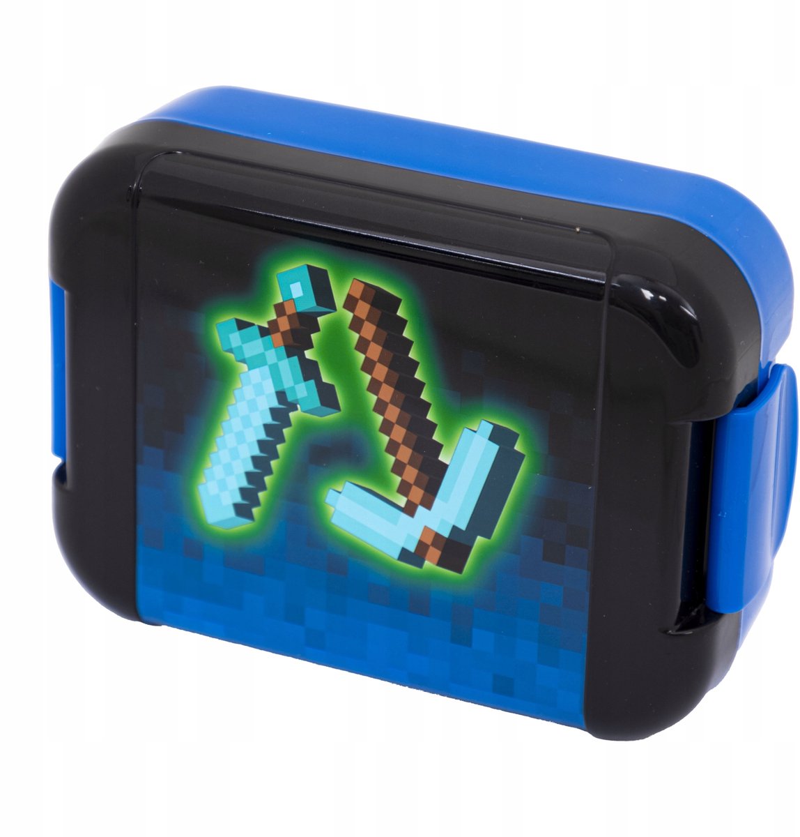 Astra Minecraft Broodtrommel Blauwe Pixel - 450ml
