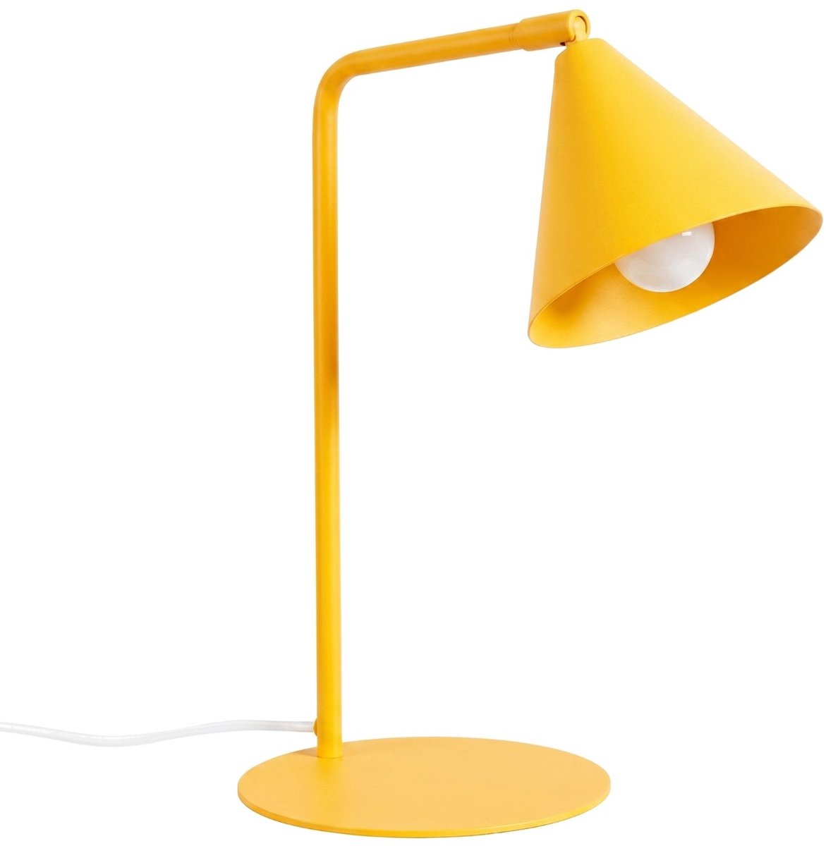 Sollux Lighting Tafellamp Nox - E14 - geel - staal - 18x18x35cm