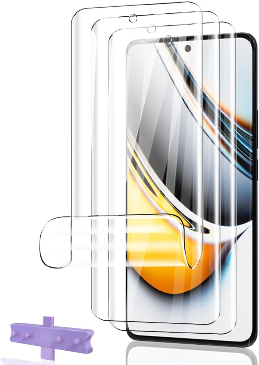 Realme 11 Pro Screen Protector Screen Protector TPU Film Pack of 3 Easy Installation Bubble Free Scratch-Resistant - ShopVlot
