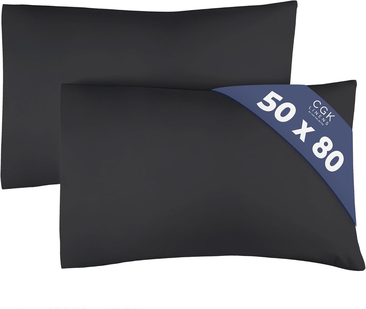 Kussensloop 50x80 - Set van 2 - Microvezel - Zacht en comfortabel - Machinaal wasbaar - ShopVlot