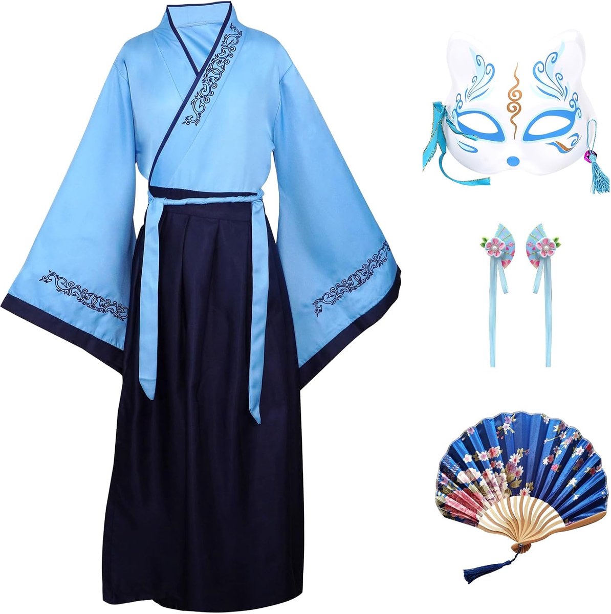 Hanfu Costumes for Kids, Traditional Chinese Clothes for Kids, Boys and Girls, Chinese Cheongsam Old Cosplay Costume - ShopVlot