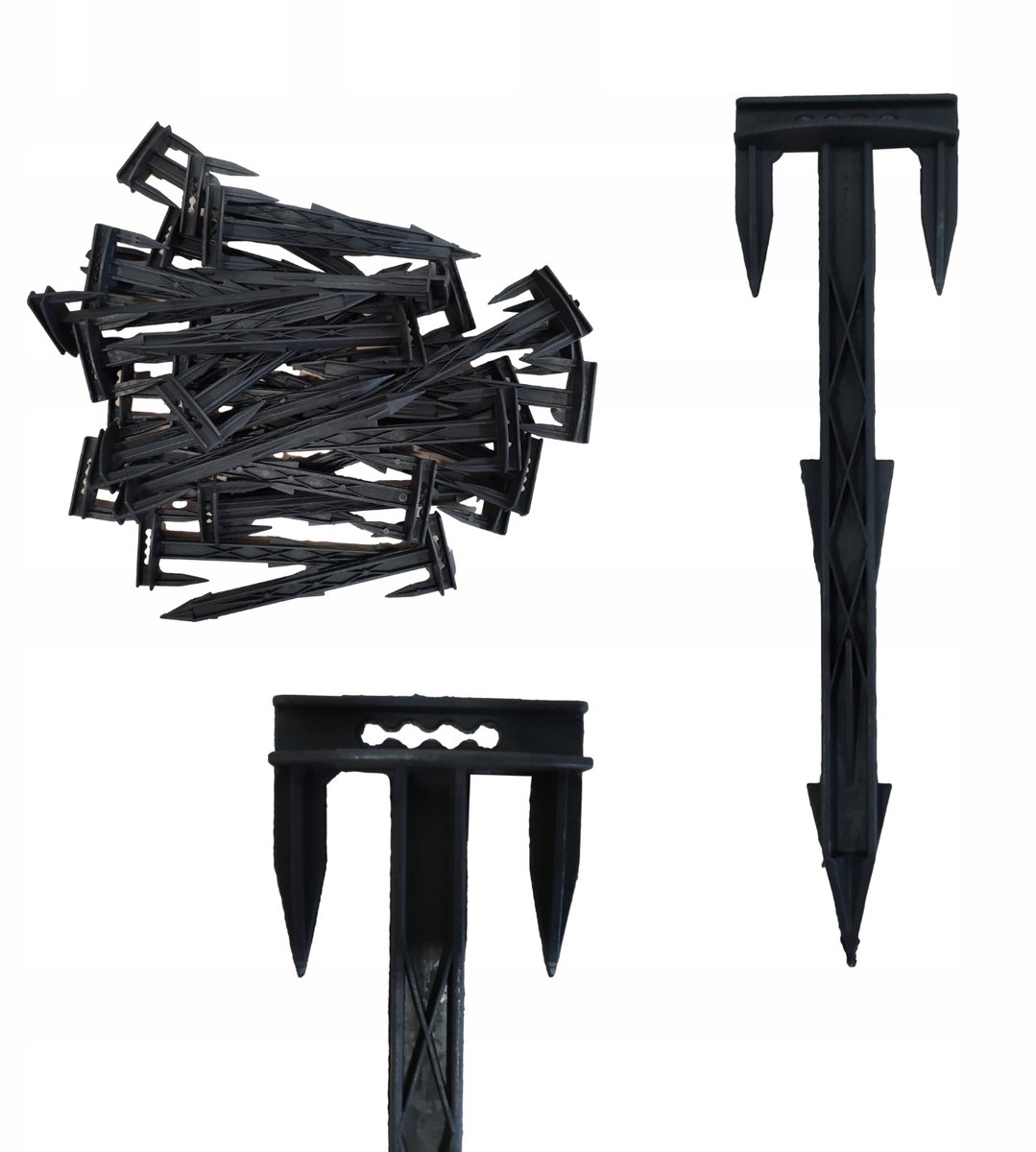 Merkloze Drietand Haringen voor Agridoek - 50 stuks - 17cm