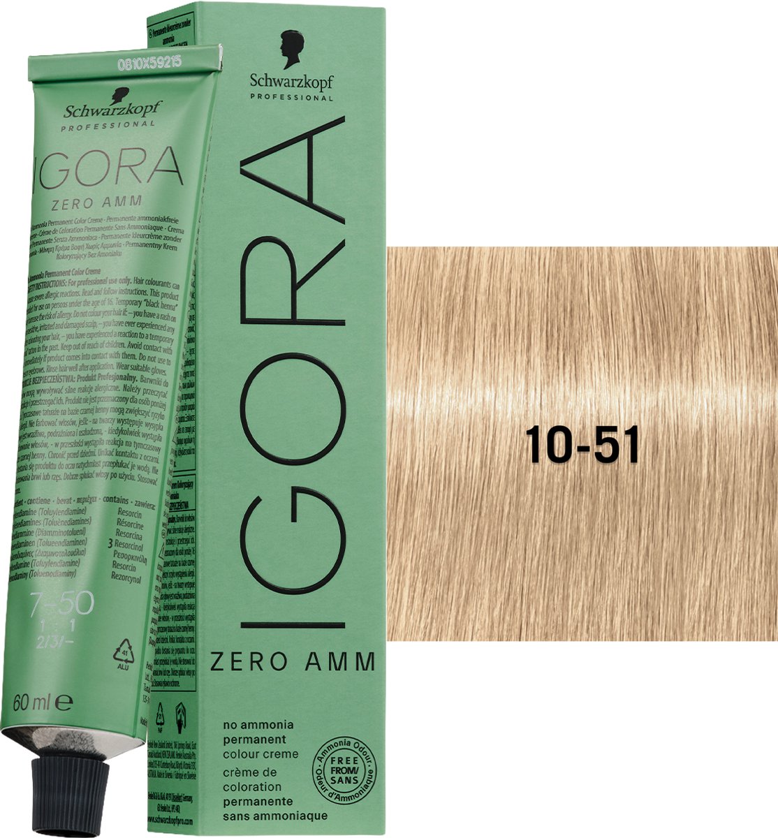 Schwarzkopf – Igora Zero Ammonia 60 ml – 10-51