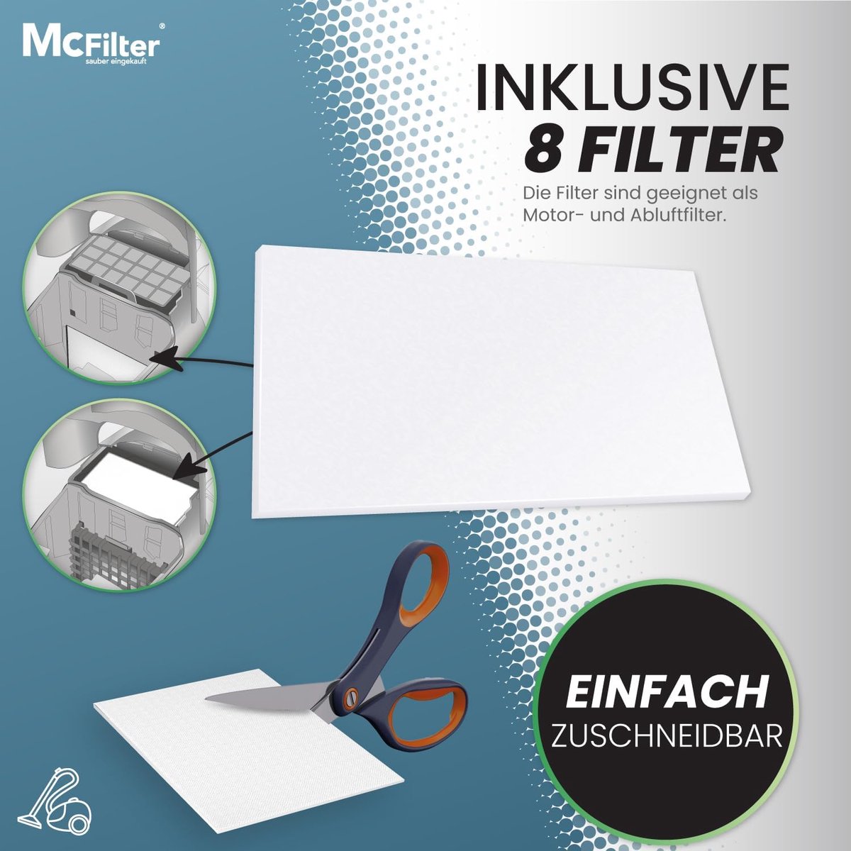 McFilter - 20 Microfleece Vacuum Bags Suitable for Hoover H58 H63 H64 H69, TFS 5100 to 5299, Freespace Capture Sprint - ShopVlot