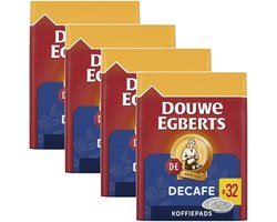 Douwe Egberts Decafe - Multipack - 128 (4x32) Koffiepads Compatibel met Senseo