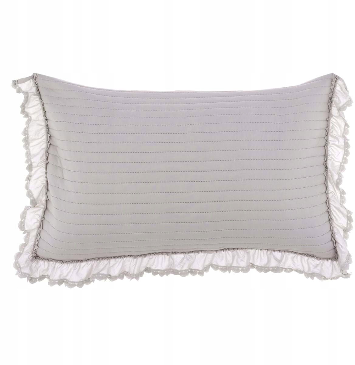 Decoratieve Kussenhoes met Ruche - Beige (50x80 cm)