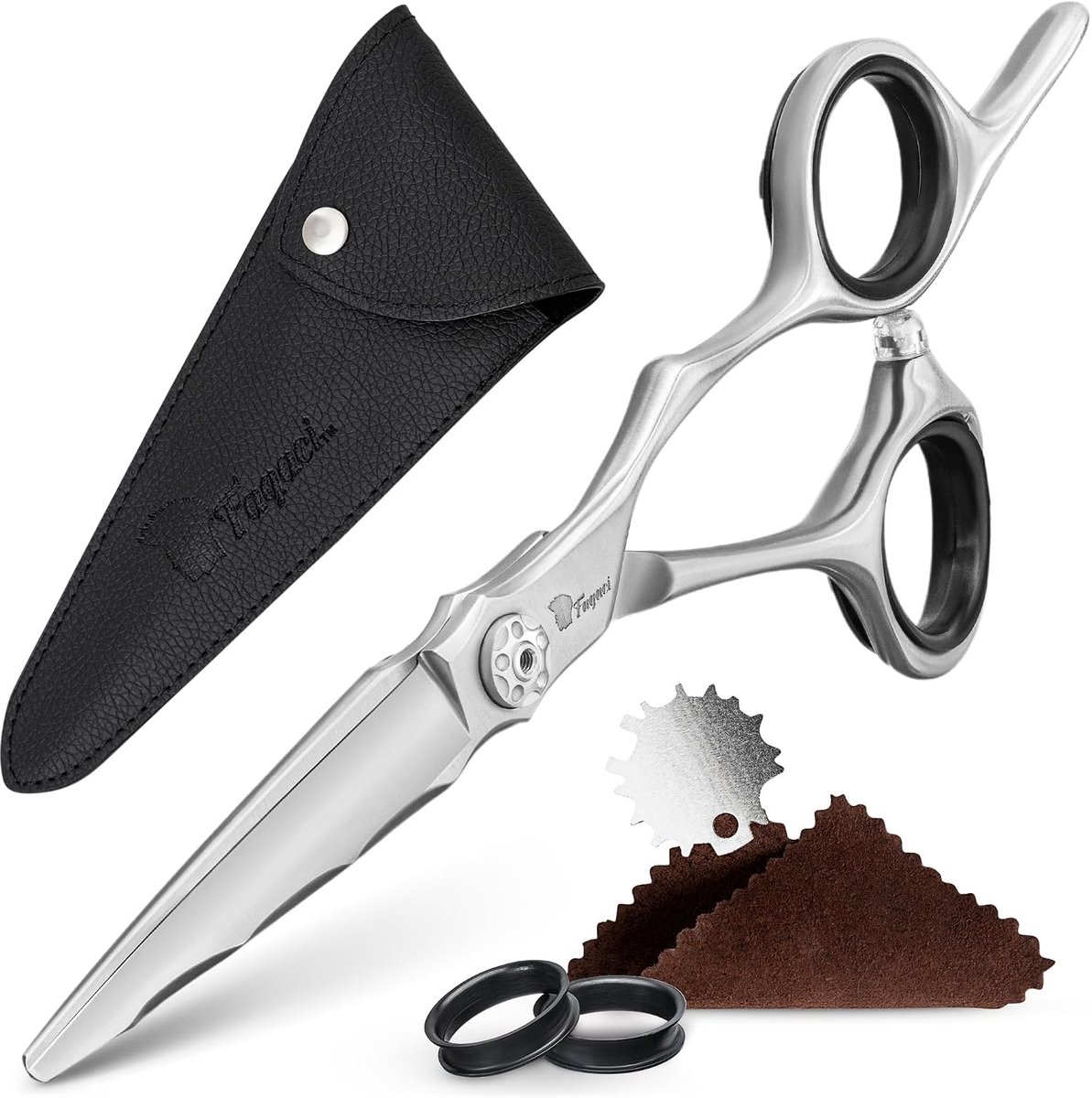 Fagaci Hairdressing Scissors 5" Japanese Steel, 440C, Razor Sharp - ShopVlot