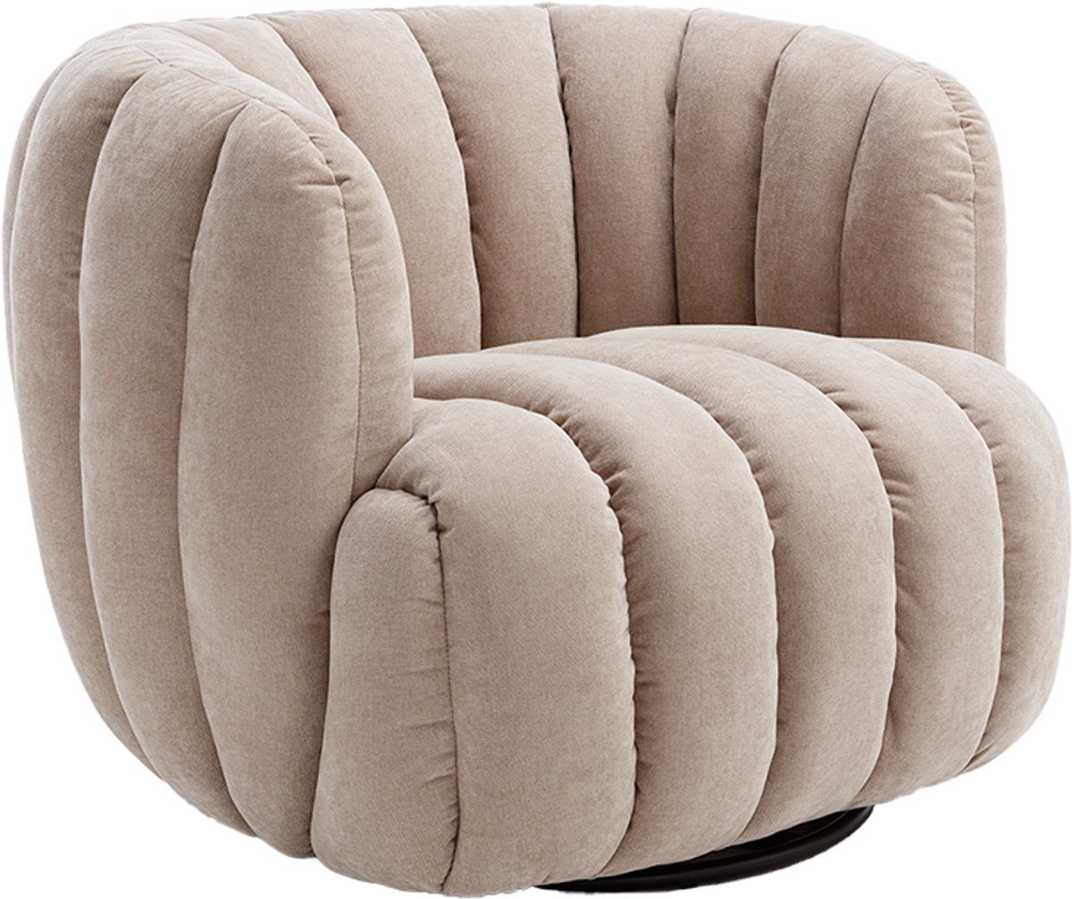 Tower Living Fauteuil Verdi Maloy 31 Beige Draaibaar
