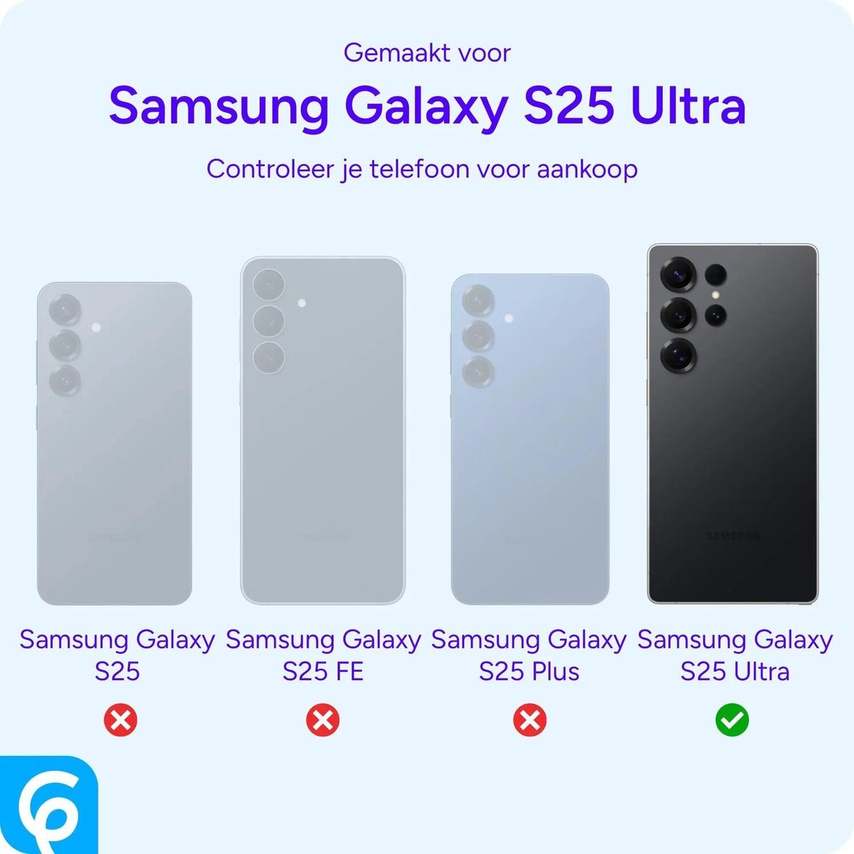 Hoesje voor Samsung Galaxy S25 Ultra - Back Cover met Camera Slider - Schokbestendig - Bescherming voor camera - ShopVlot