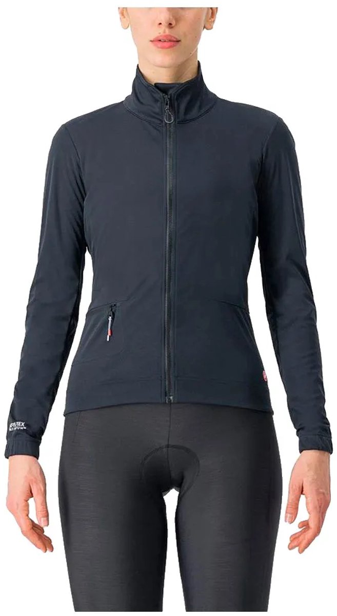 Castelli Vento Gore-tex Infinium™ Windstopper® Jas Zwart L Vrouw