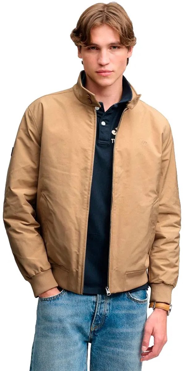 Superdry Campus Padded Harrington Jas L Man Tan