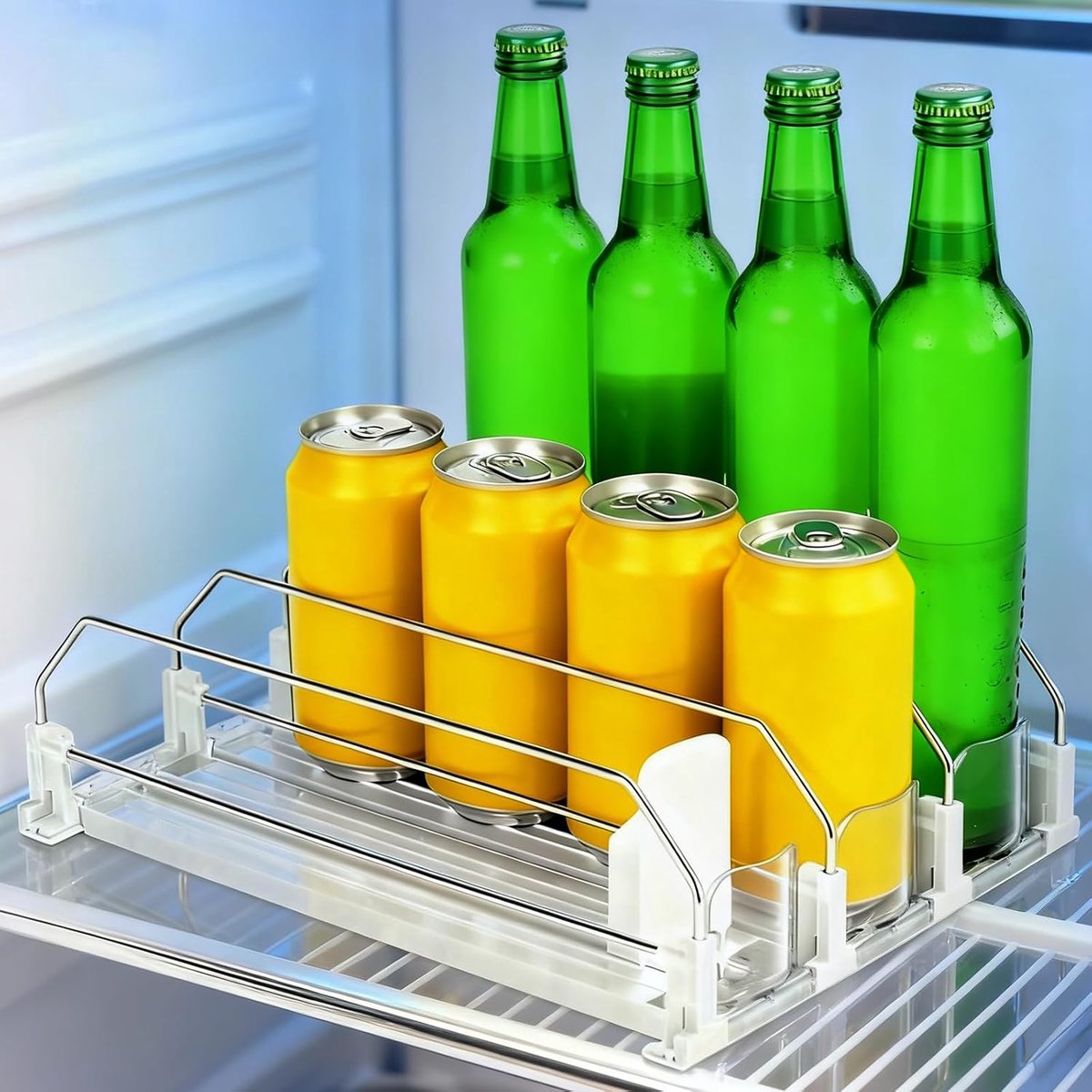 Koelkast Organizer - Transparant Plastic - Ruimtebesparend - Houdt je koelkast geordend - ShopVlot