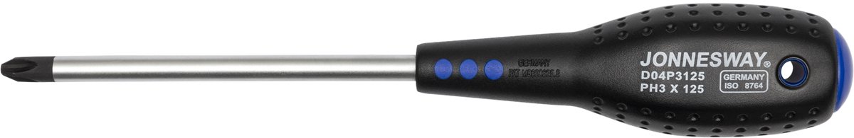 Jonnesway Kruiskopschroevendraaier PH3 x 125mm