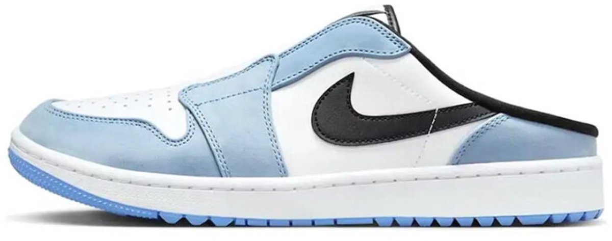 Jordan 1 Mule Golf University Blue - Maat 38.5