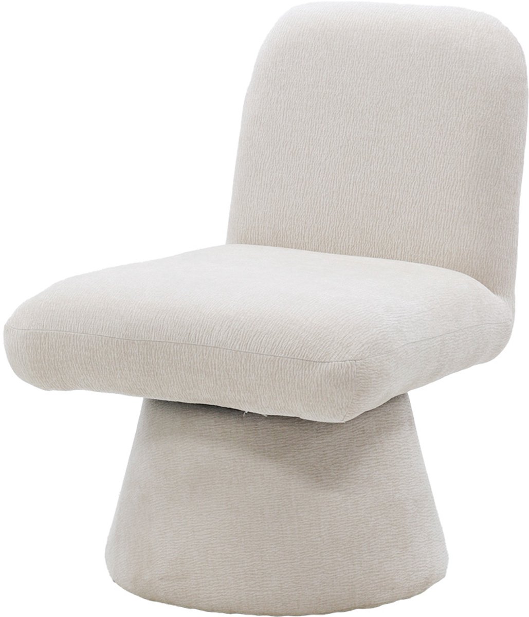 Giga Meubel Fauteuil Olivier - Stof/Metaal - Beige