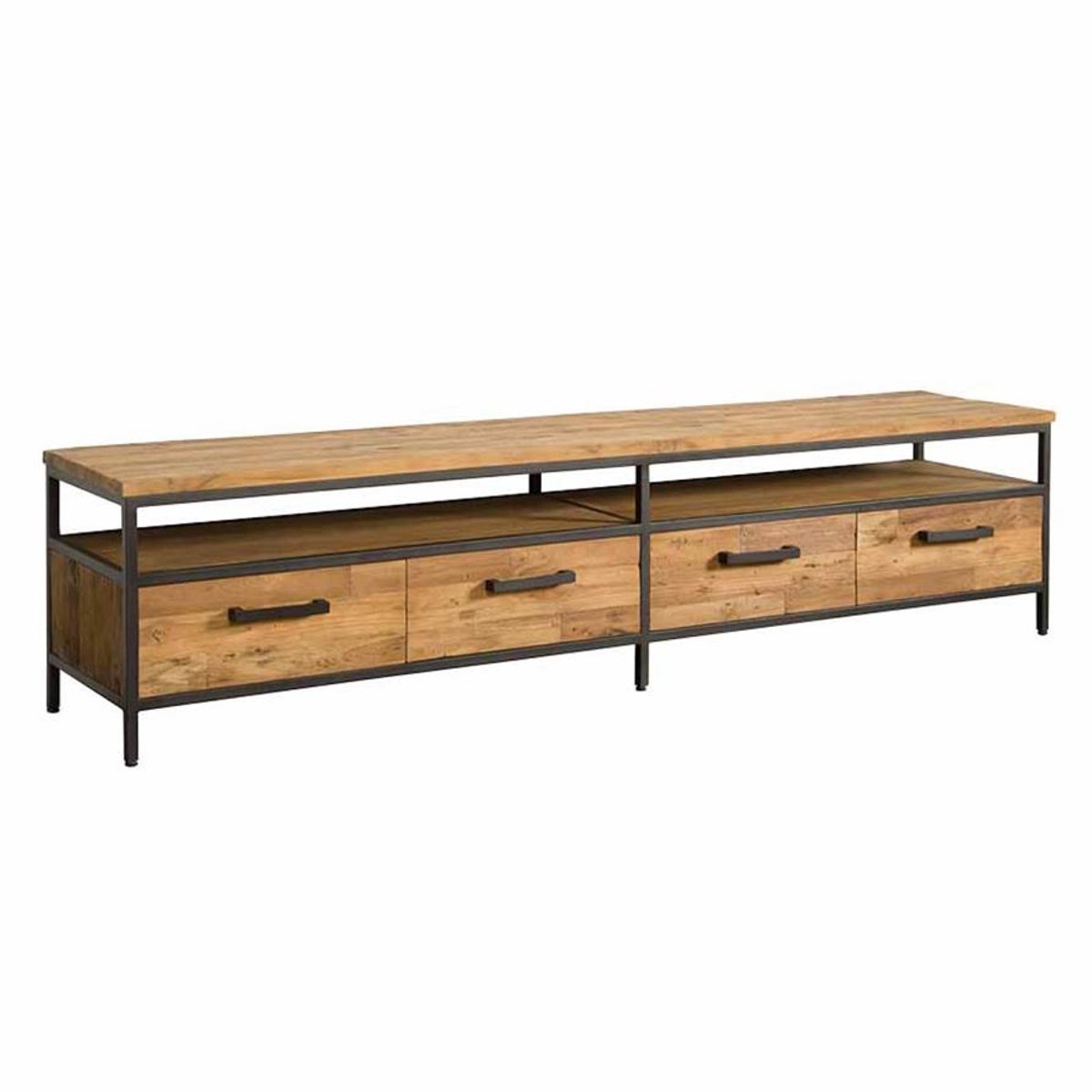 Tower Living Tv-meubel Livorno - Bruin Hout - 200x40x45cm