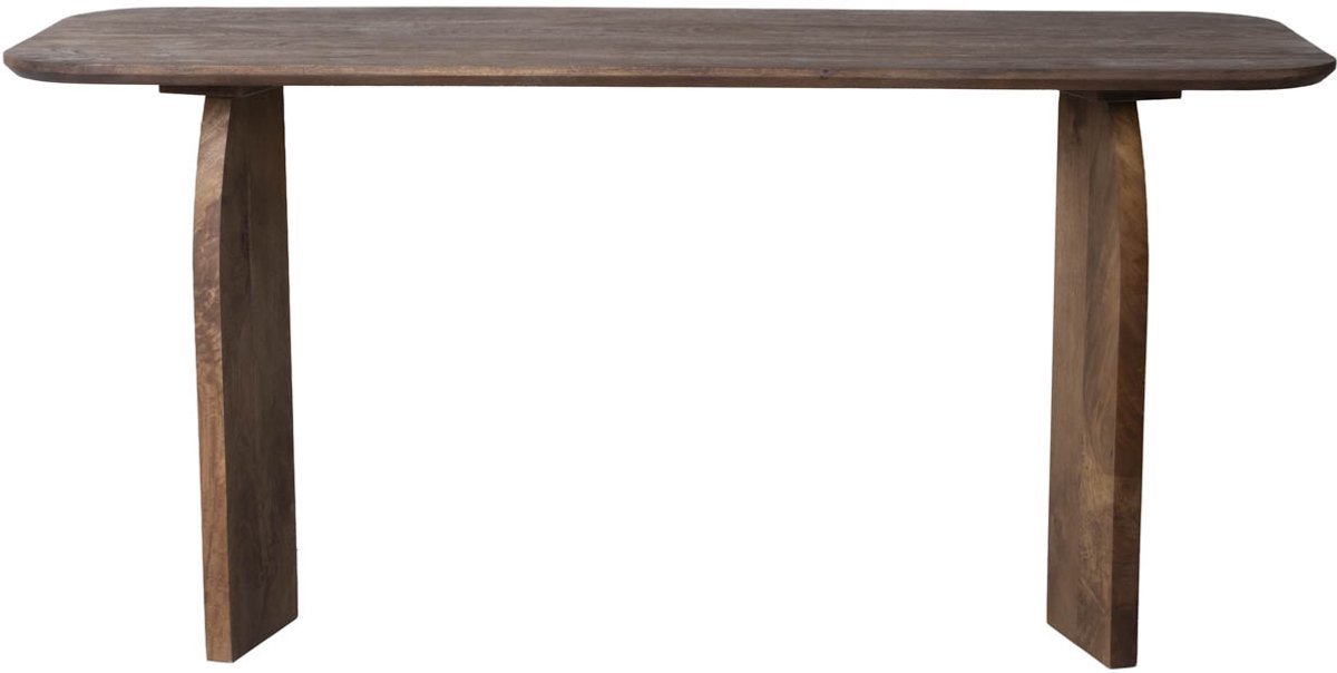 Giga Meubel Bureau Dalarna - Donkerbruin Hout - 160x60x75cm
