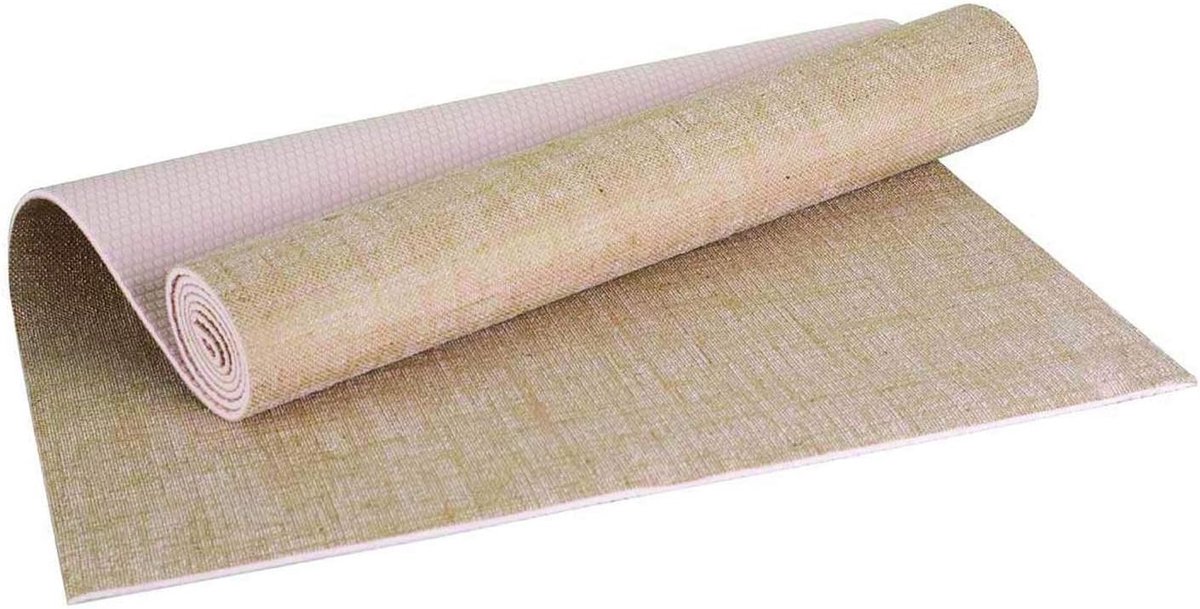Jute Mat - Natuur - Duurzaam materiaal - Ideaal voor yoga - ShopVlot