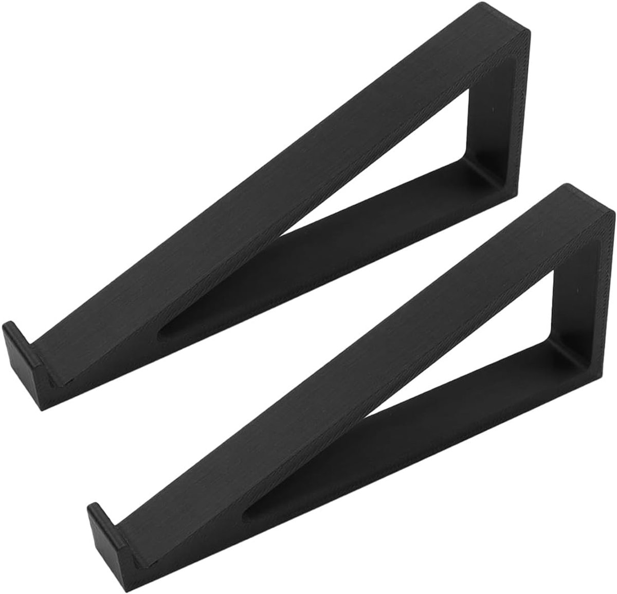 Audio interface stand - 2 stuks zwart - verhoogde beugel - optimale stabiliteit - ShopVlot