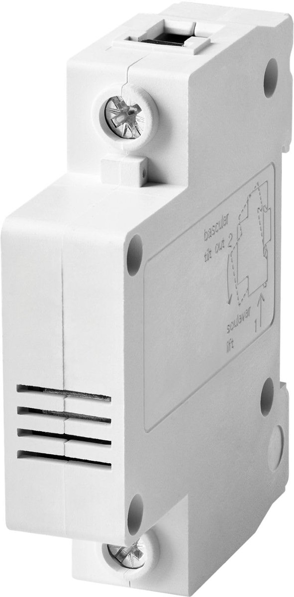 Kabelgebonden Deurbel voor DIN-Schienemontage 1 Modul 230V 80 dB