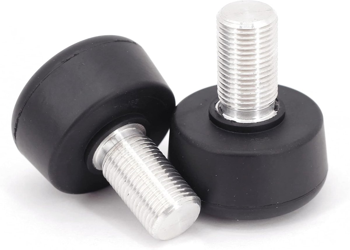 BTFL Stopper/TOE STOP Set (2 PCS) - 5/8" - Adjustable Roller Skate Stopper - Roller Skate Spare Part - Black - ShopVlot