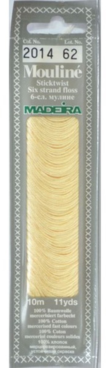 Borduurgaren Madeira Mouline 10 meter 6 draads splijtgaren - bruin (2014)